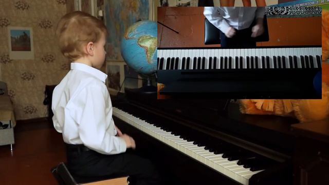 Смоленков Степан, 6 лет - Гамма ре мажор расходящаяся (март 2021 г.) смотреть онлайн