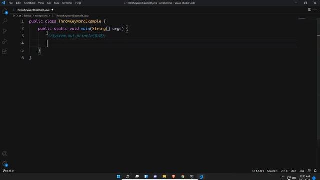Throw Keyword in Java | throw Keyword in Java Exception Handling with Example | Exception Handling смотреть онлайн