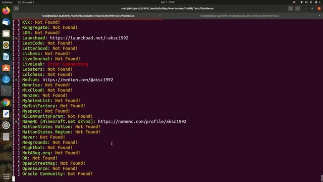 OSINT : Hunting down Username across social media смотреть онлайн