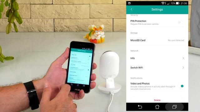 IP-камера наблюдения Yi Home Camera 2 с широкоугольным объективом и ИК-подсветкой смотреть онлайн