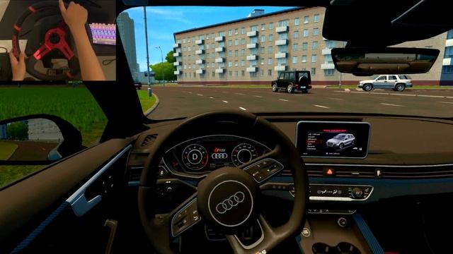 Audi RS5 Coupe - City Car Driving | Steering Wheel Gameplay | Pxn V9