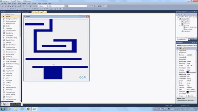 Creating a simple Maze game in C# for beginners смотреть онлайн