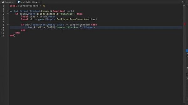 HOW to Make: a Money requirement TELEPORTER! || Roblox Studio Tutorial