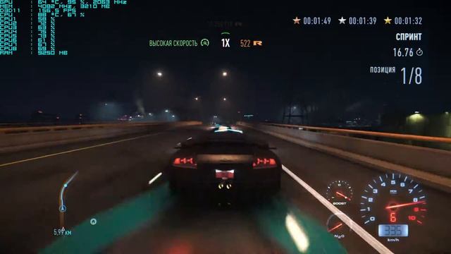 Need for Speed 2015 vs i7 6700K + Gigabyte GeForce GTX 1070 Xtreme Gaming + 16Gb RAM (1080p) смотреть онлайн