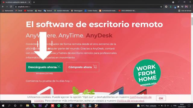 Cómo conectarme REMOTAMENTE desde UBUNTU a WINDOWS con anydesk🎬 смотреть онлайн