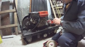 Как установить свет на мотобуксировщик