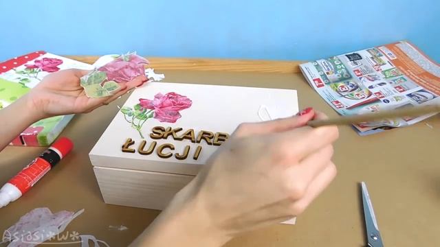 DIY Decoupage box (ENG Subtitles) - Speed up #300 смотреть онлайн