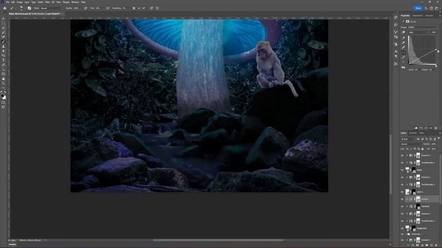 Creating a Mystical Forest in Photoshop смотреть онлайн
