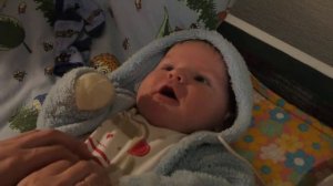 смех новорождённого ребёнка ! детский смех ! ребенок 2 месяца