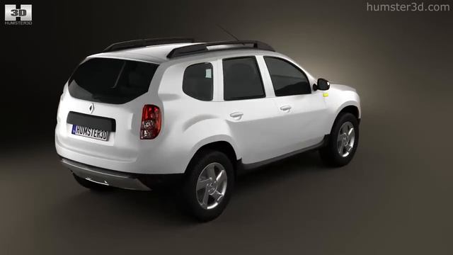Renault Duster 2011 3D model by Hum3D.com смотреть онлайн