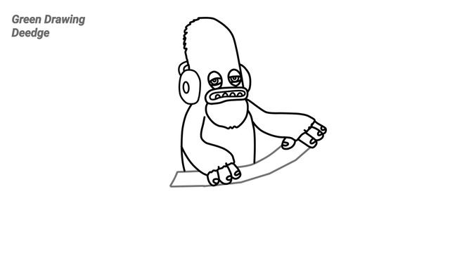 How to draw a Deedge from My Singing Monsters step by step смотреть онлайн