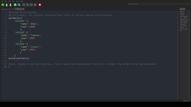 Python Basics 44 # Nested Dictionaries смотреть онлайн