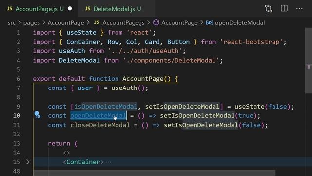 MERN Stack 21 Maquetando Account Delete Modal - Mongo DB Express React JS Node смотреть онлайн