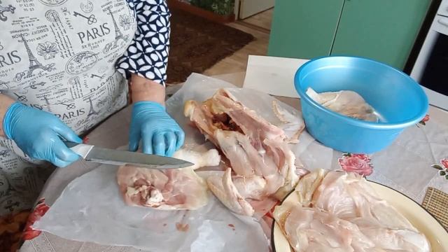 Разделка тушки бройлера смотреть онлайн