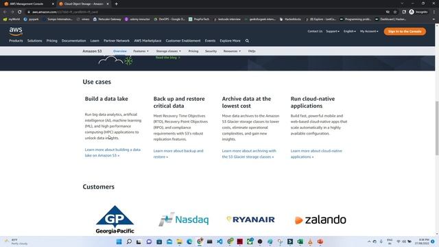 3. Amazon s3 use case | AWS DATA ENGINEER смотреть онлайн