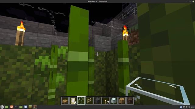MineCraft Java Edition 1.18.2 Linux Mint Debian Edition 5 Sky Light House Part 2 смотреть онлайн