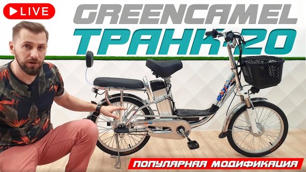 Рабочая лошадка | Электровелосипед GreenCamel Транк 20 _ 350W 48V 10Ah