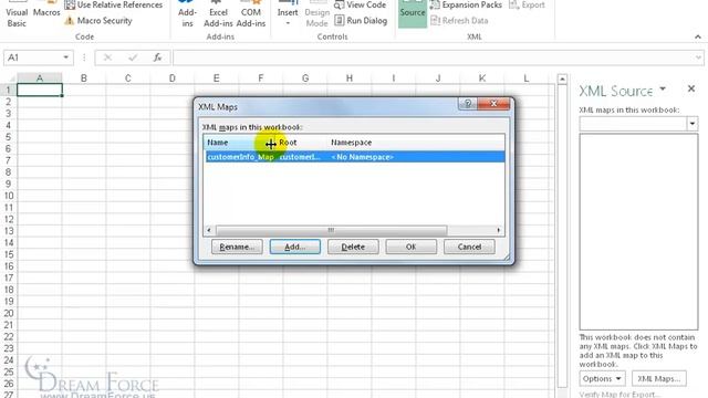 Microsoft Excel 2016: XML Maps