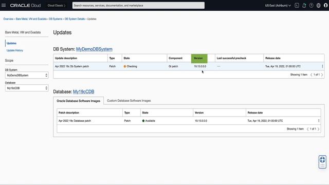 Oracle Base Database Service (BaseDB) - Update a VM DB System Demo смотреть онлайн