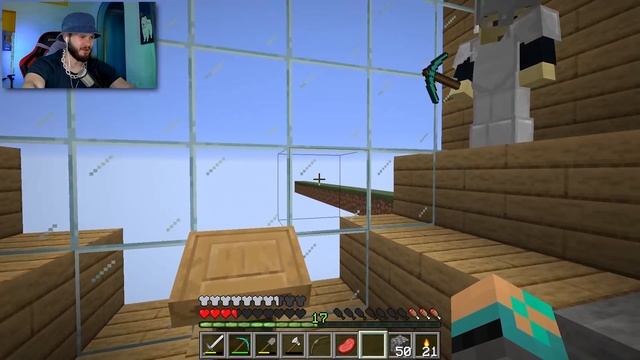 НАПАЛИ НА БУТЫЛКУ С ДЕРЕВНЕЙ // Minecraft: Выживание в бутылке 3.0 #3 смотреть онлайн