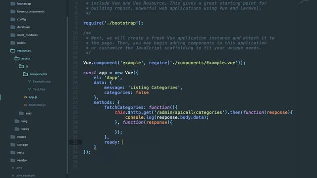 Laravel Tutorial: Using basic Vuejs with Laravel 5.4 and Elixir смотреть онлайн