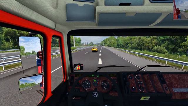 West Balkans DLC | Mercedes Benz SK V8 2553 | Overweight Cargo | ETS2 | 4K UHD 60fps смотреть онлайн