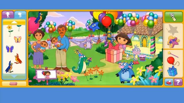Dora's Great Big World Games Online смотреть онлайн