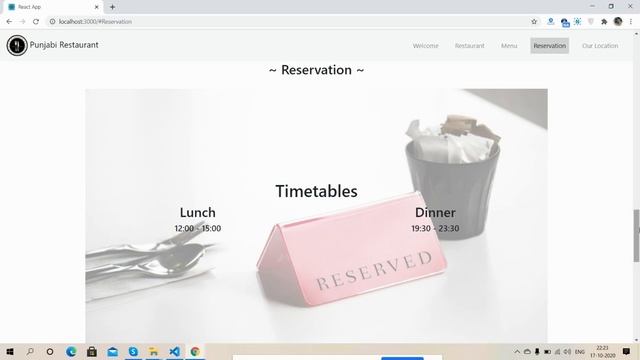 Reactjs Restaurant Template Free Working Demo смотреть онлайн
