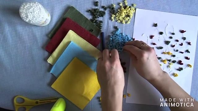 Осеннее дерево из салфеток смотреть онлайн