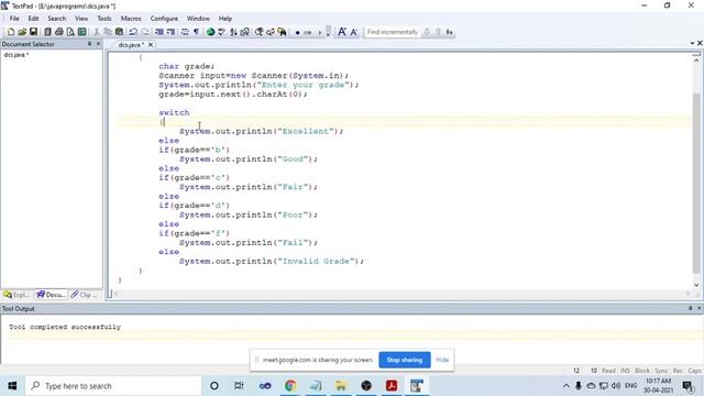 016 Switch case in Java смотреть онлайн