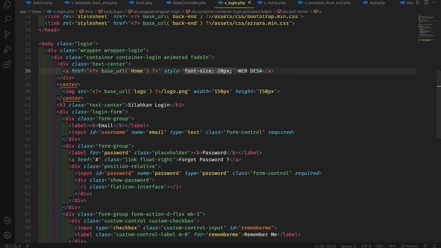 05 Membangun Web Desa Codeigniter 4 - Login Part 1 смотреть онлайн