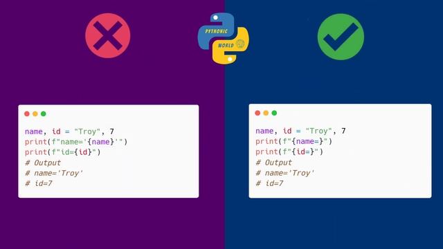 #3 Pythonic vs Non-pythonic | Debugging with F-Strings смотреть онлайн