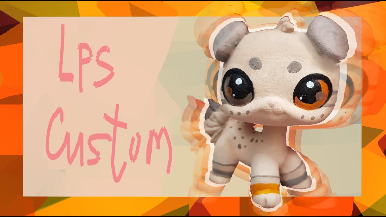 LPS Вислоухая стоячка Ooak (Fold Cat European Shorthair LPS Custom)