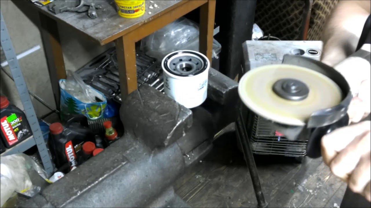 Распил масляного фильтра SAKURA C9002 - недорогой аналог HiFlo303 смотреть онлайн