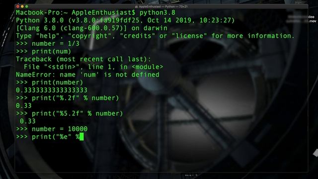 Python - Zwei Möglichkeiten, Fließkommazahlen formatiert auszugeben смотреть онлайн