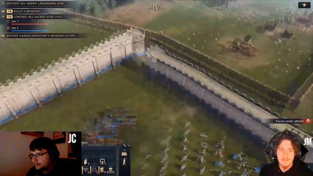 JMJC FIRST TIME PLAYING AGE OF EMPIRES 4 | AI.. PROFESSIONAL?! | PART 2 смотреть онлайн