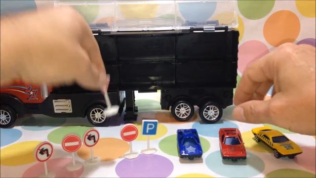 Street Transportation with Carry Handle Die Cast Vehicles Большие Машинки Игрушки для Мальчиков смотреть онлайн