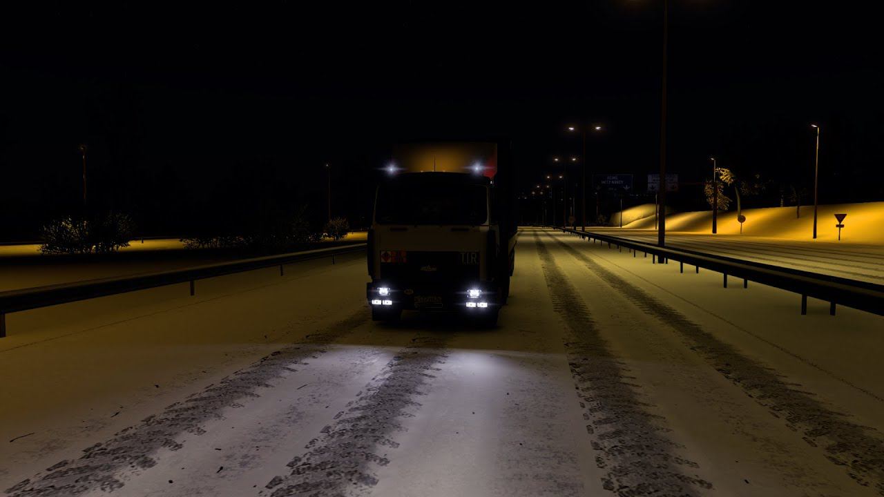 EuroTruckSimulator 2 Рейс Псков(RU)-Порто Веккье(F)на Маз5432-08+Прицеп Маз 9758 тент. Груз Напитки
