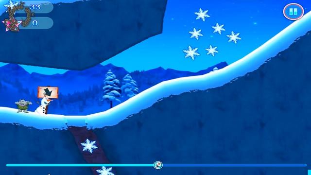 Frozen Rush Игра Холодное Сердце Забег Весёлый Геймер смотреть онлайн