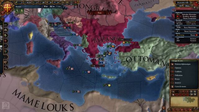 [FR] Europa Universalis IV : The Cossacks - L'Empire Byzantin - Ironman Difficile - 23 смотреть онлайн