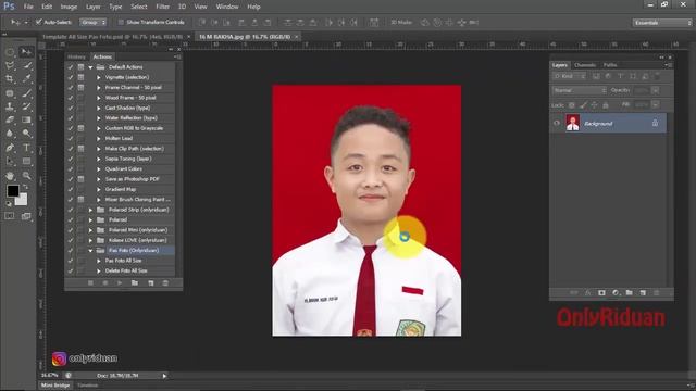 Cara CEPAT Cetak Pas Foto 4x6 3x4 2x3 dengan Action Photoshop (One Click) смотреть онлайн