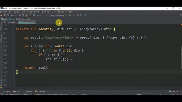 matrix identity in kotlin смотреть онлайн