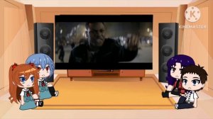 Evangelion react to Pacific Rim Uprising 2018 Infected Drone Attack part 1