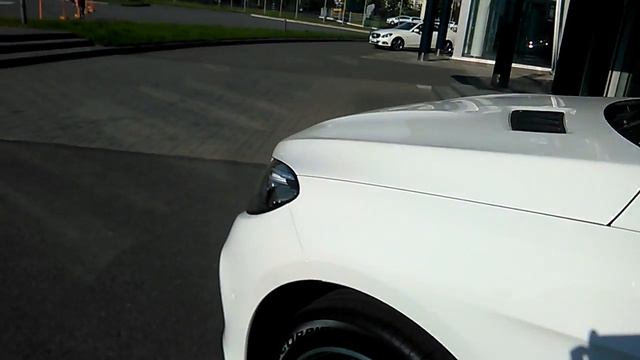 New Mercedes Benz GLE in Kiev - white and black colour. Новый Mercedes Benz GLE в Киеве. смотреть онлайн