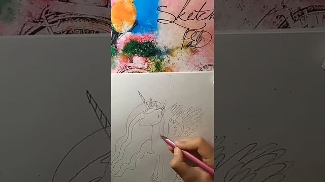 Как нарисовать единорога ? смотреть онлайн