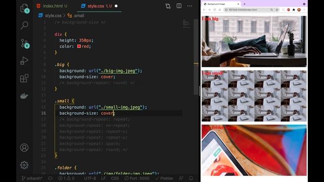 CSS3 Full Course[4K] - 39 | Background Size Property in CSS | Background Image |Telugu #css #html смотреть онлайн