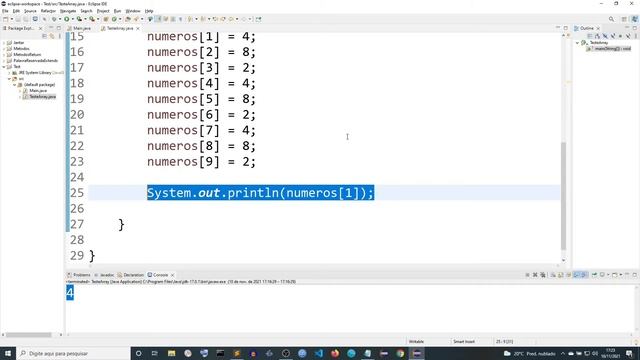 Como criar array em Java para iniciantes смотреть онлайн