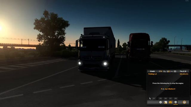 Euro Truck Simulator2 1.38 Trip1 Transport Empty Pallets From Bolonga To Milan By Mercedes Antos смотреть онлайн