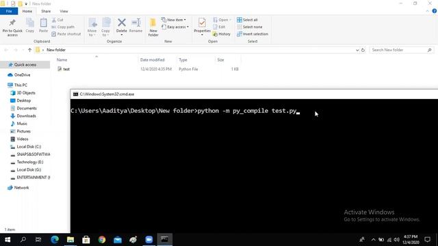 How to compile Python program смотреть онлайн