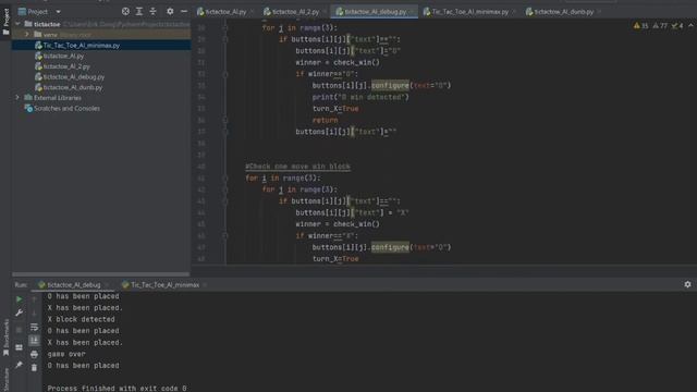 Tic-Tac-Toe AI using python смотреть онлайн